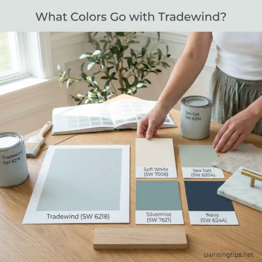 What colors go with tradewind.